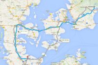 Zurück über drei Brücken Karte Arkelsdorp - Kiel