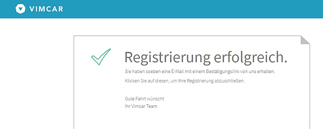 VimCar registrierung 640