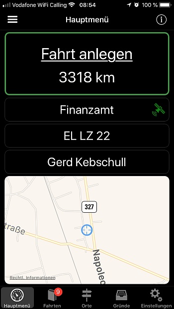 app Fahrtenbuch 350