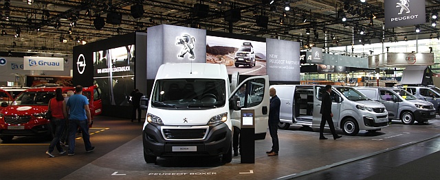 Die IAA Nutzfahrzeuge 2018 findet vom 20. bis 27. September 2018 in Hannover statt MG 0261 Peugeot Stand 640